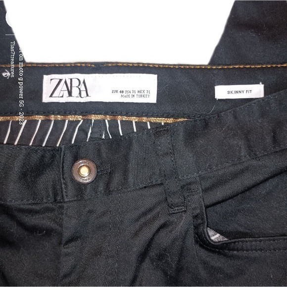 Zara‎ Skinny Fit Black Pants SKUW488 - Picture 4 of 5